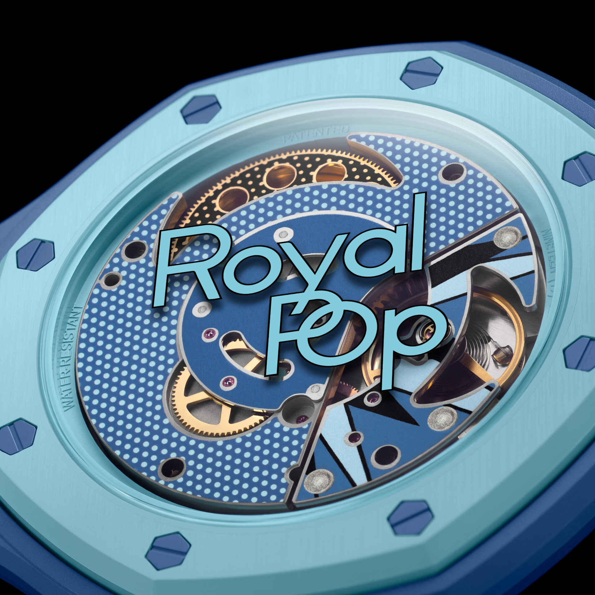 Swatch x Audemars Piguet Bioceramic Royal Pop Savonnette Lan Ba SSX03L100N