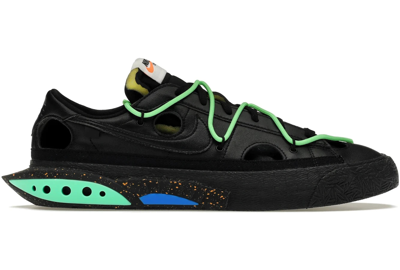 Nike Blazer Low Off-White Black Electro Green
