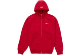 Supreme Nike Zip Up Hooded Sweatshirt Red