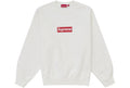 Supreme Washed Box Logo Crewneck White