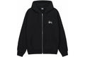 Stussy Basic Stussy Zip Hoodie Black