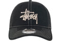 Stussy New Era 9Twenty Washed Basic Trucker Night Black