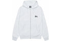 Stussy Basic Stussy Zip Hoodie Ash Heather