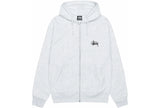 Stussy Basic Stussy Zip Hoodie Ash Heather