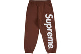Supreme Satin Applique Sweatpant FW24 Brown