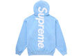 Supreme Satin Applique Hooded Sweatshirt FW24 Light Blue