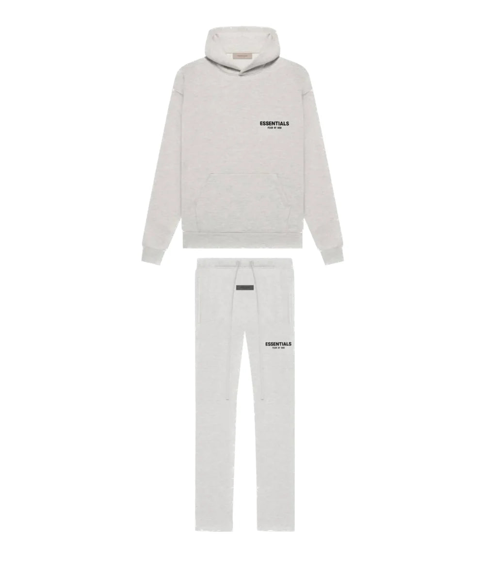 Fear Of God Essentials Light Oatmeal Kids Tracksuit