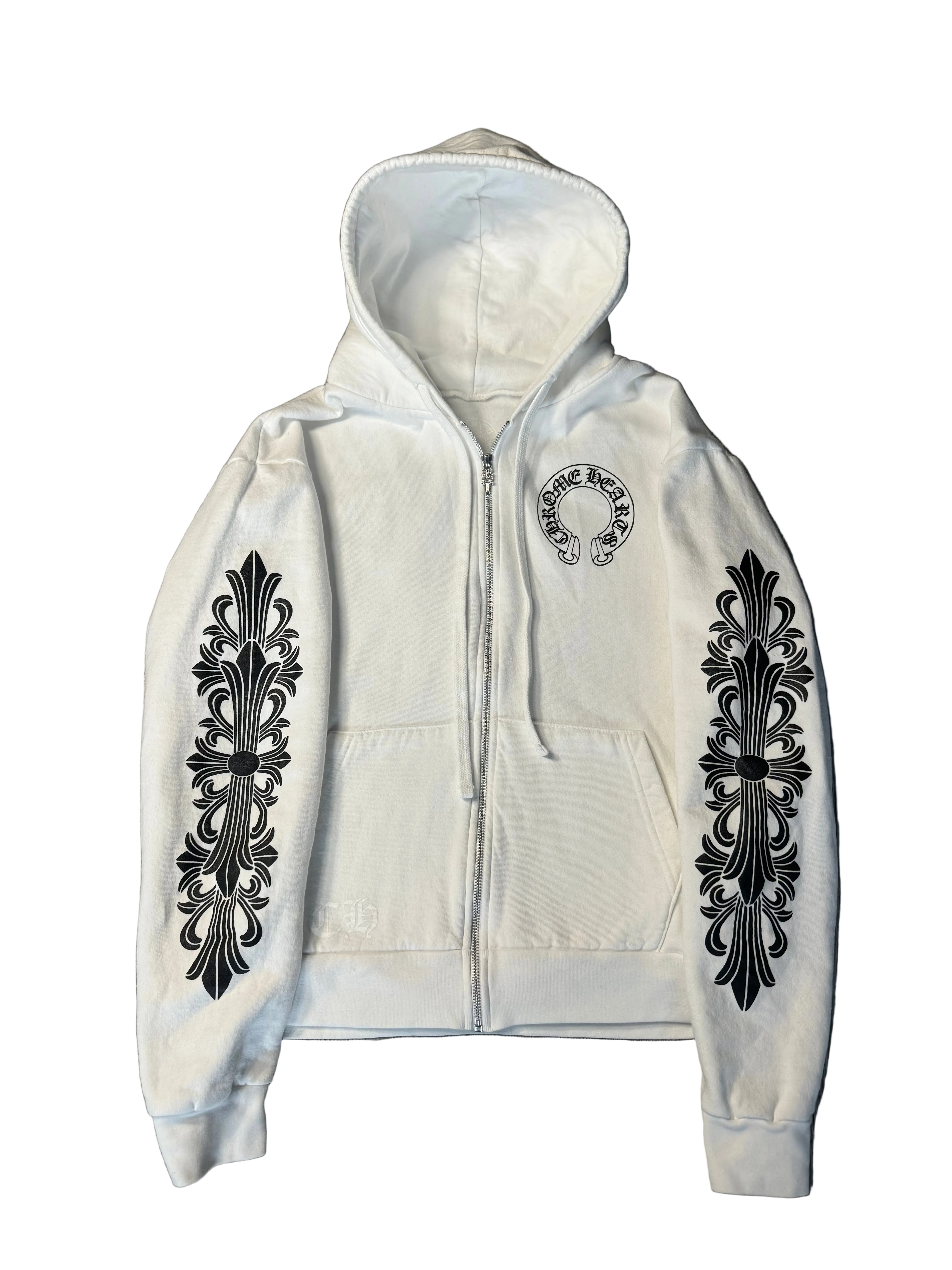 Chrome Hearts Zip-Up Hoodie (Fit M)