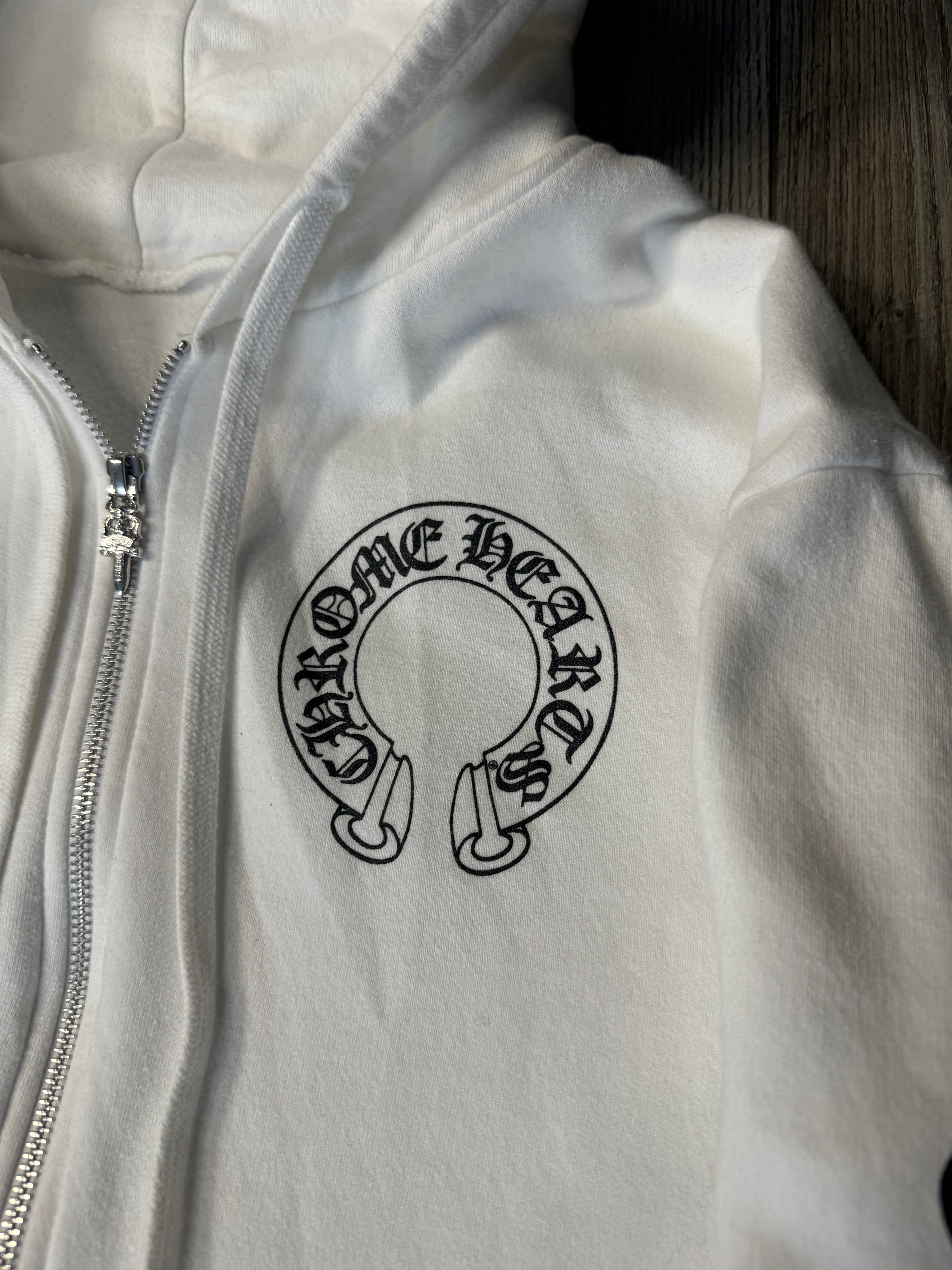 Chrome Hearts Zip-Up Hoodie (Fit M)