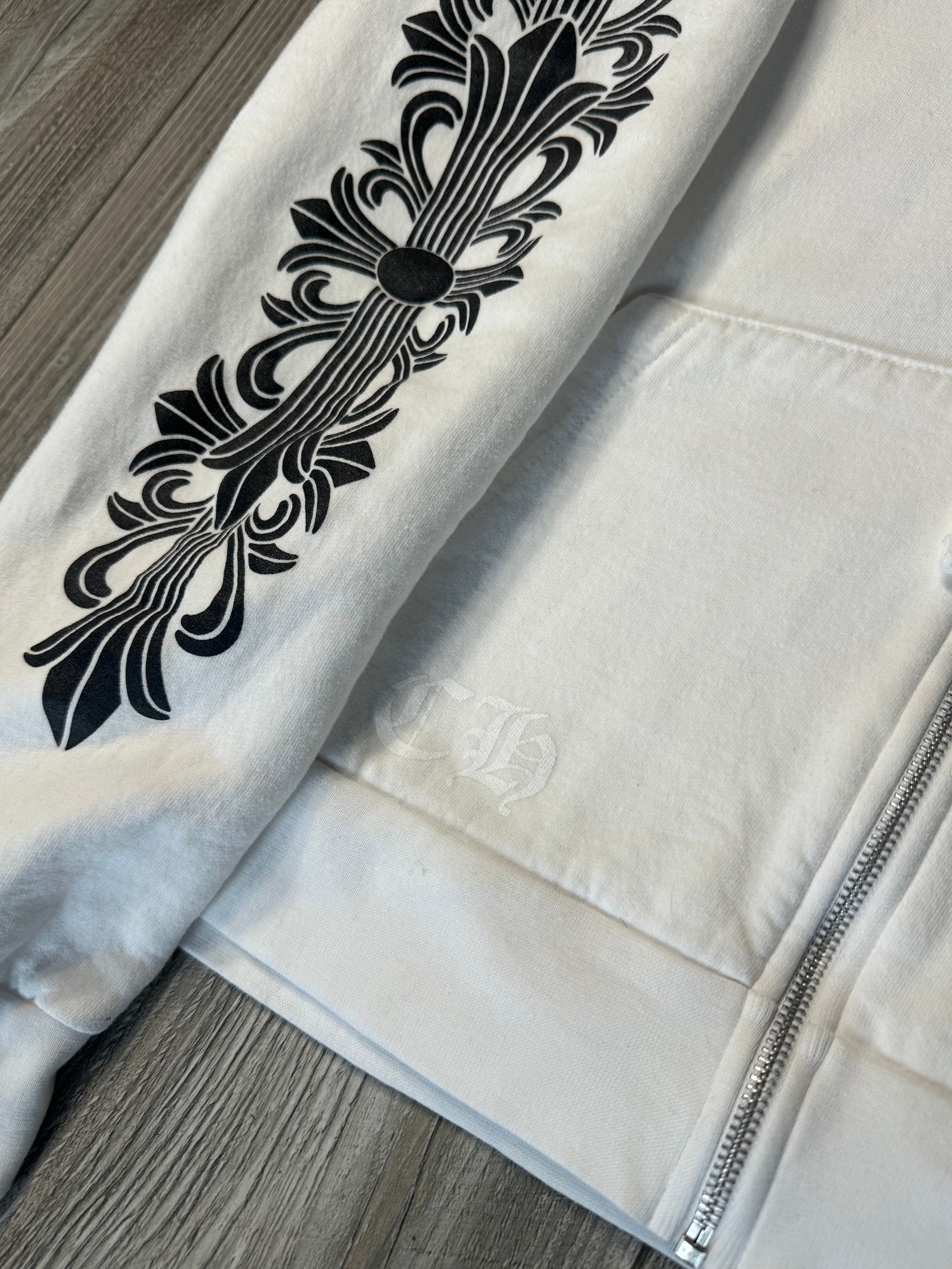 Chrome Hearts Zip-Up Hoodie (Fit M)