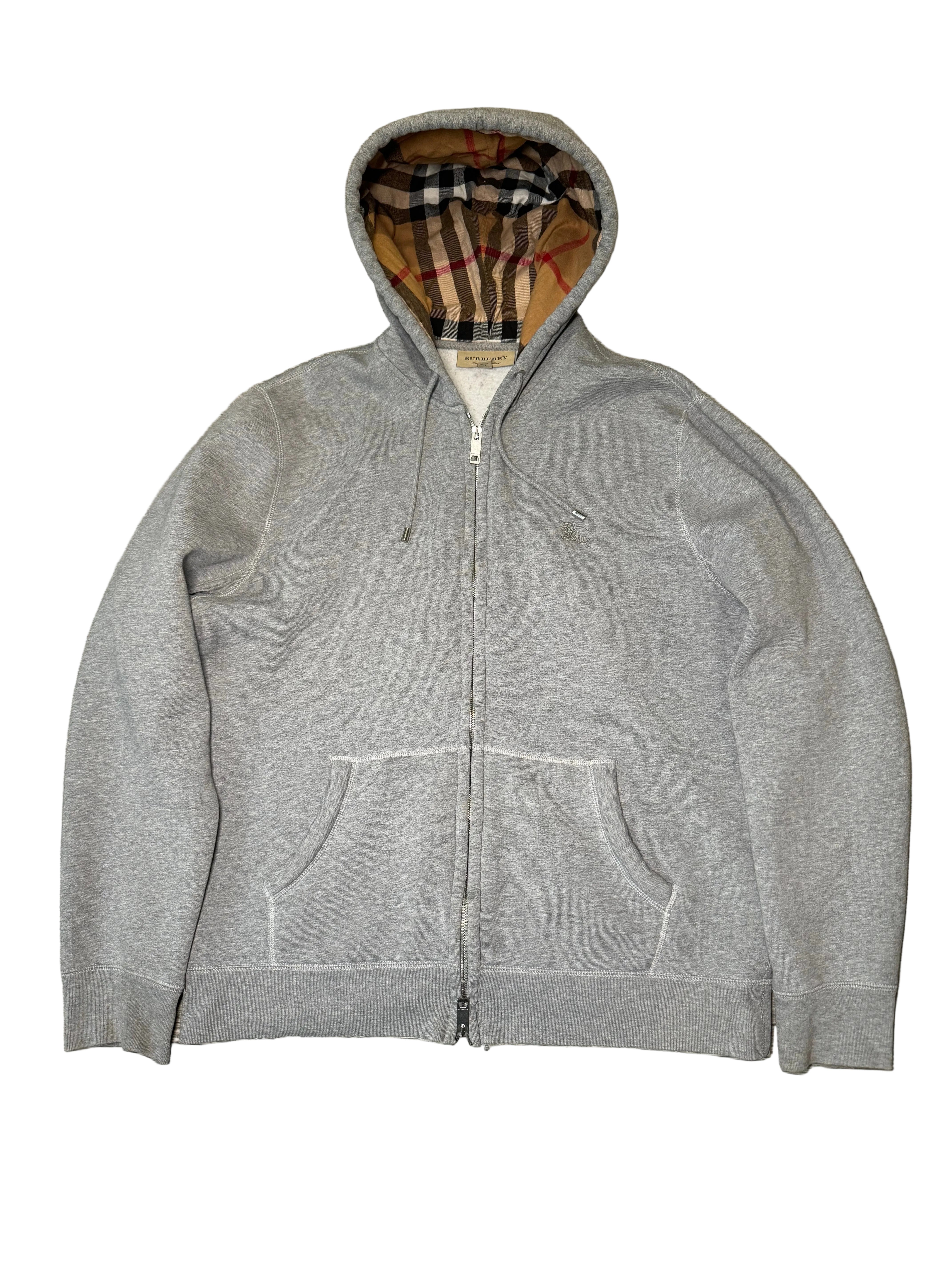 Burberry Zip-Up Hoodie (Fit L)