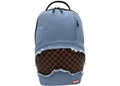 Sprayground Denim Shark Bite DLXSV Backpack Blue