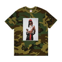 Supreme Playboi Carti Tee Woodland Camo
