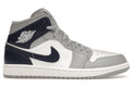 Air Jordan 1 Mid Wolf Grey Midnight Navy