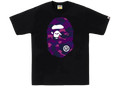 BAPE Color Camo Big Ape Head T-Shirt Black Purple