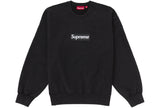 Supreme Washed Box Logo Crewneck Black