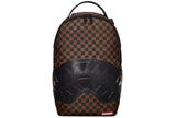 Sprayground Clear Rubber Sharks In Paris DLXSV Backpack Brown/Black