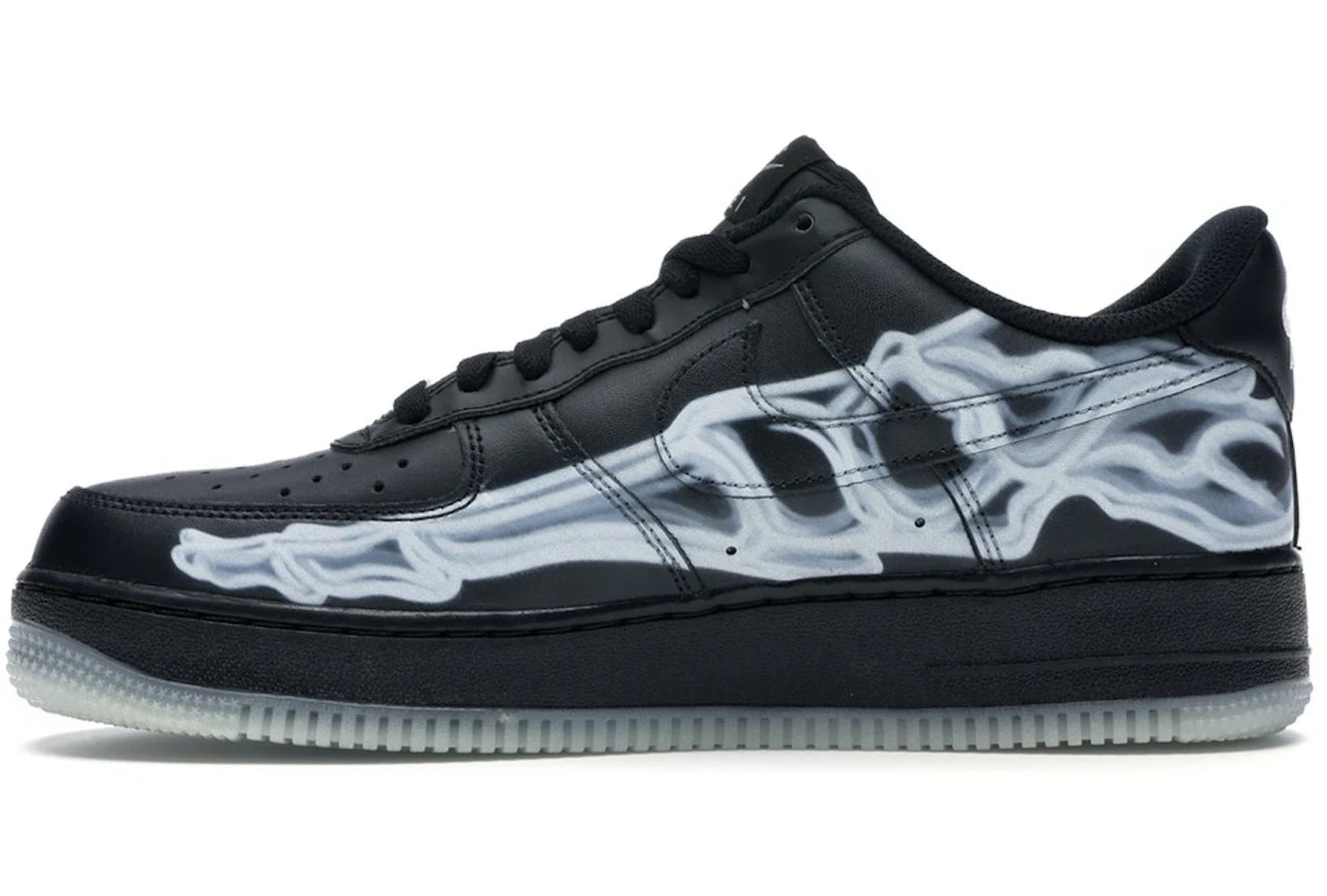 Nike Air Force 1 Low Black Skeleton Halloween
