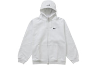 Supreme Nike Zip Up Hooded Sweatshirt White