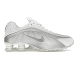 Nike Shox R4 White Bright Crimson Metallic Silver