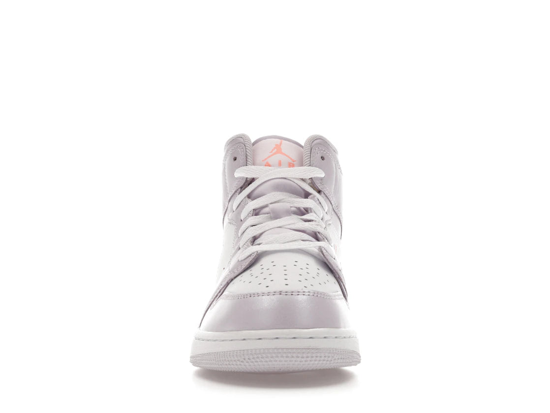 Jordan 1 Mid SE Barely Grape Iridescent Swoosh (GS)