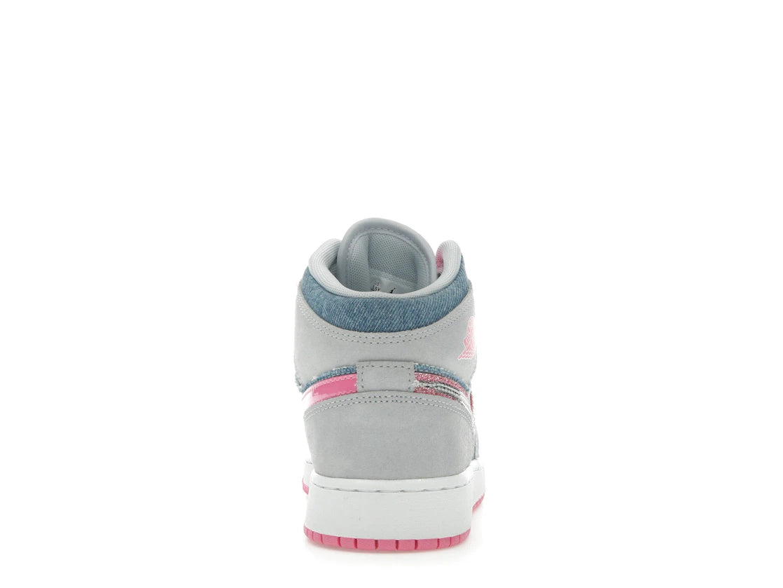 Jordan 1 Mid Denim Sequin (GS)