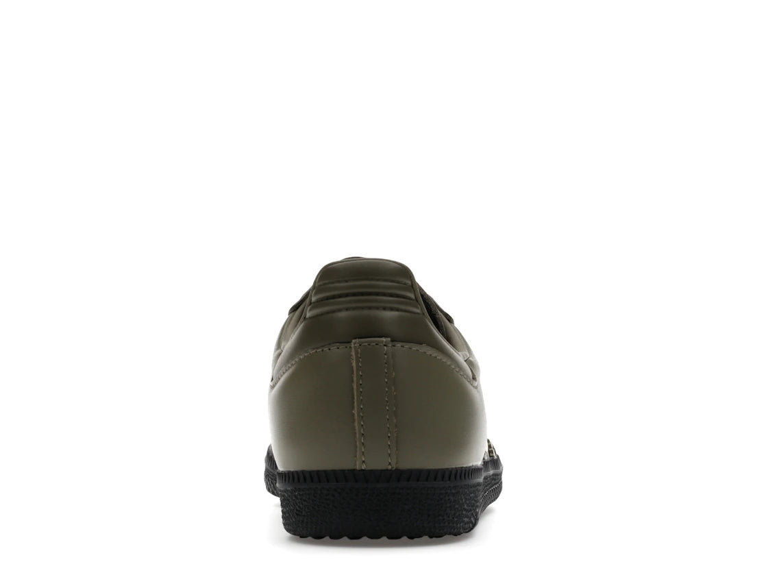 adidas Samba OG Studded Stripes Dark Khaki Black (Women's)