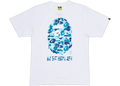BAPE ABC Camo T-Shirt White Blue