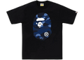 BAPE Color Camo Big Ape Head T-Shirt Black Navy BAPE Color Camo Big Ape Head T-Shirt Black Navy