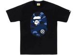 BAPE Color Camo Big Ape Head T-Shirt Black Navy BAPE Color Camo Big Ape Head T-Shirt Black Navy
