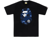 BAPE Color Camo Big Ape Head T-Shirt Black Navy BAPE Color Camo Big Ape Head T-Shirt Black Navy
